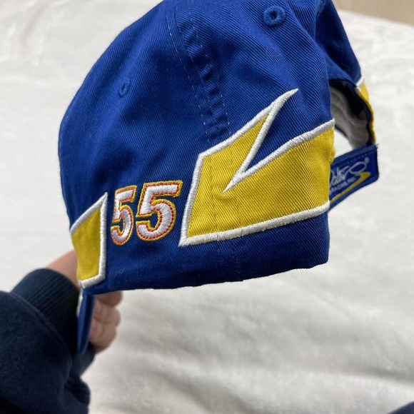Vintage NAPA Racing Nascar Y2K 90s Blue and Yellow Hat - Picture 3 of 6